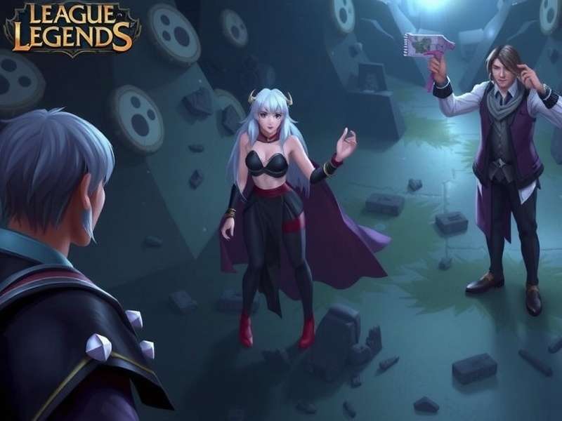 Real-time dashboard showing League of Legends server status updates from Twitter