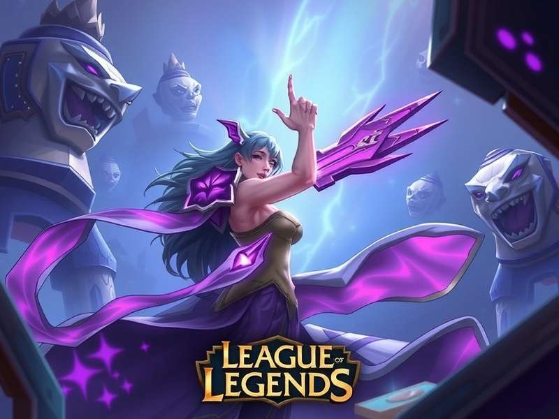 Competitive League of Legends gameplay scene in a dark room with focused players