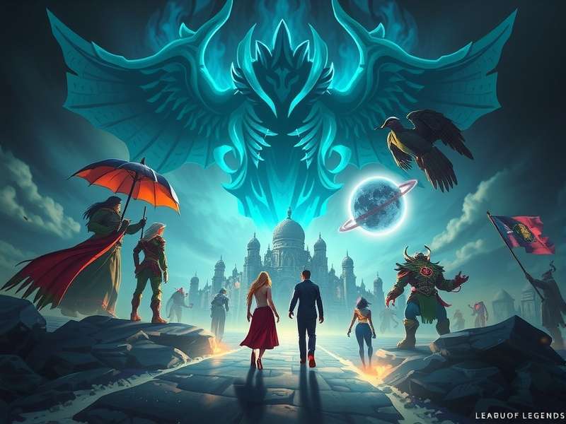 The Summoner's Cup on stage at the League of Legends World Championship finals