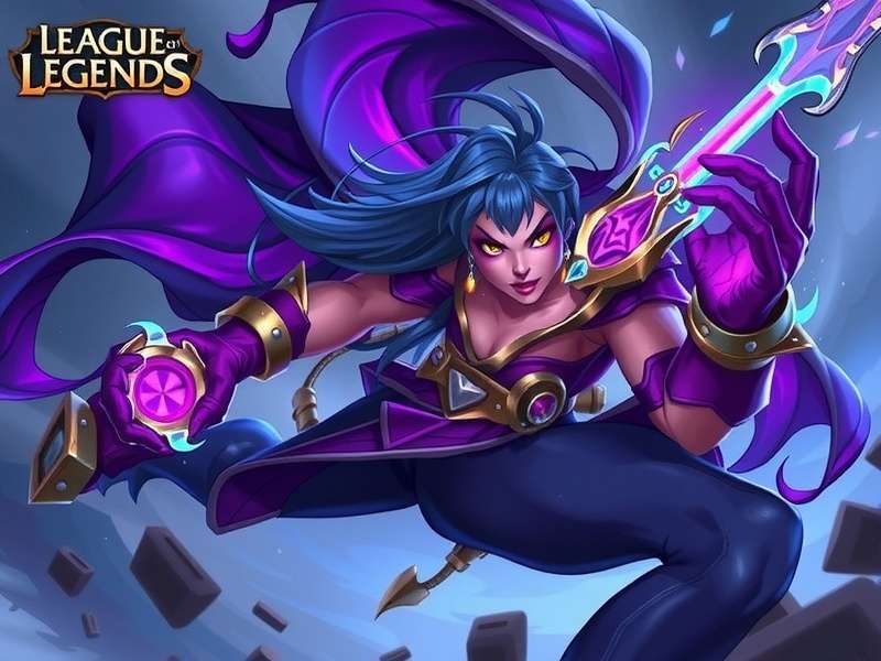 Artistic rendering of Piltover's gleaming towers alongside Zaun's gritty undercity