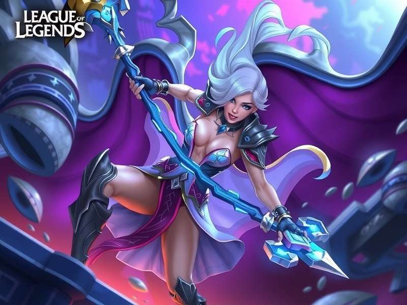 Stylized artistic depiction of the twin cities Piltover and Zaun from Arcane