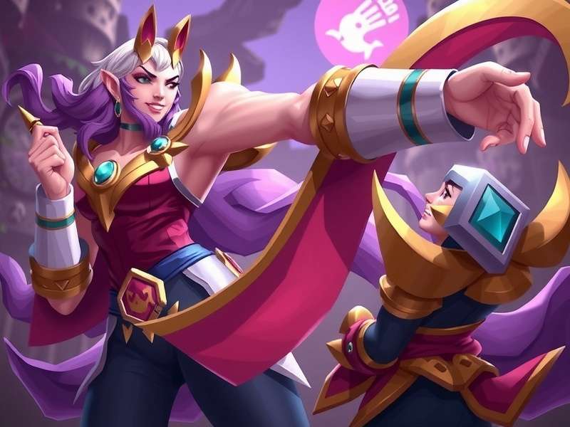 Concept art for League of Legends Card Game Project K showing iconic champions as collectible cards