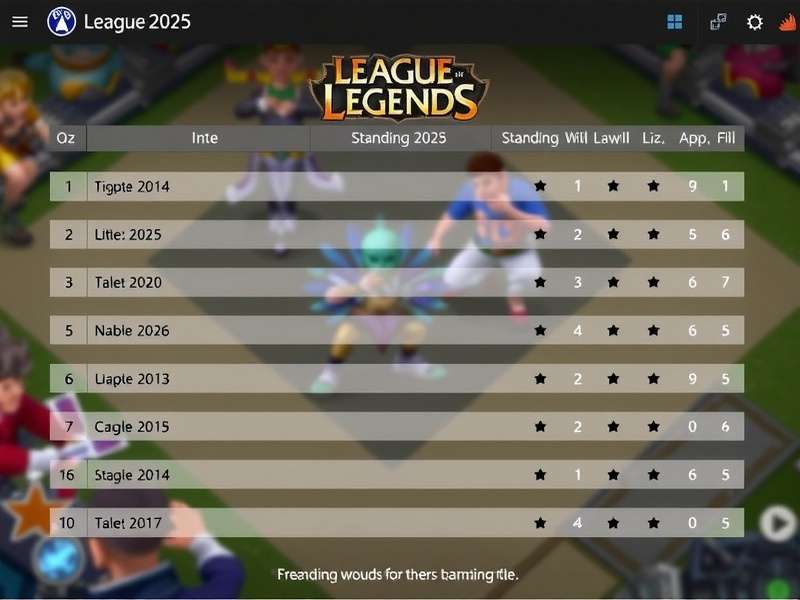 Dynamic esports arena with League of Legends Worlds 2025 stage and audience