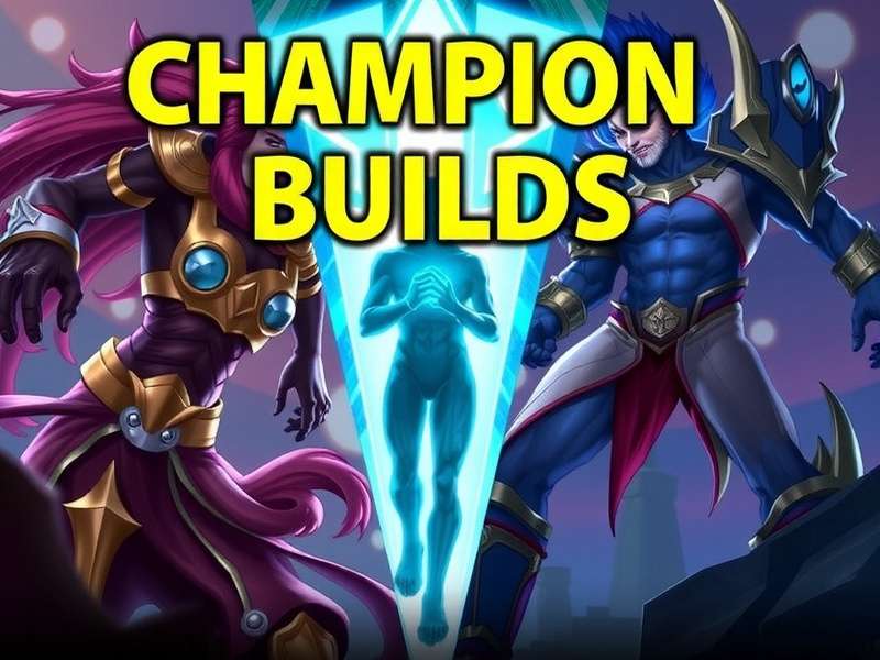 League of Legends champion selection screen showing various champion builds and rune pages