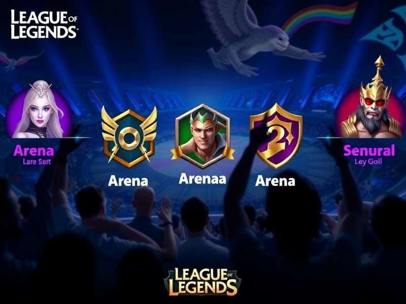 League of Legends Arena Mode Competitive Ranking Ladder Interface
