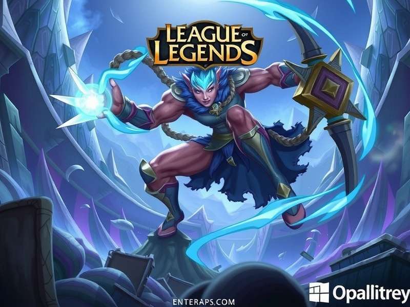 League of Legends Oceania download guide banner featuring champions and OCE server map