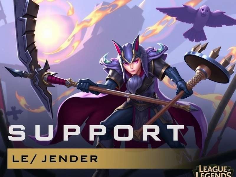 League of Legends Support champion Thresh making a hook play in the bot lane