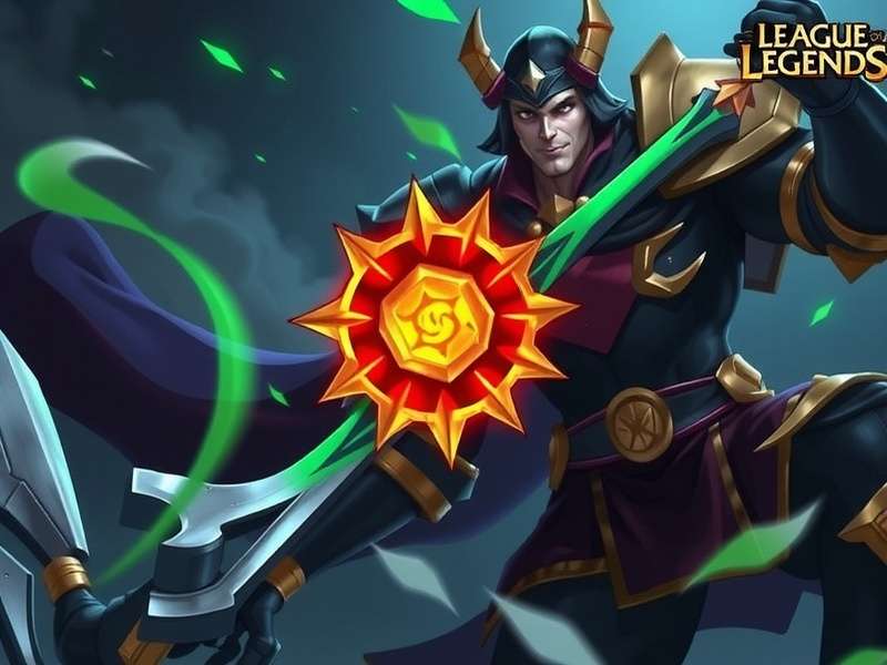 Master Yi champion splash art from League of Legends, Wuju Bladesman in action